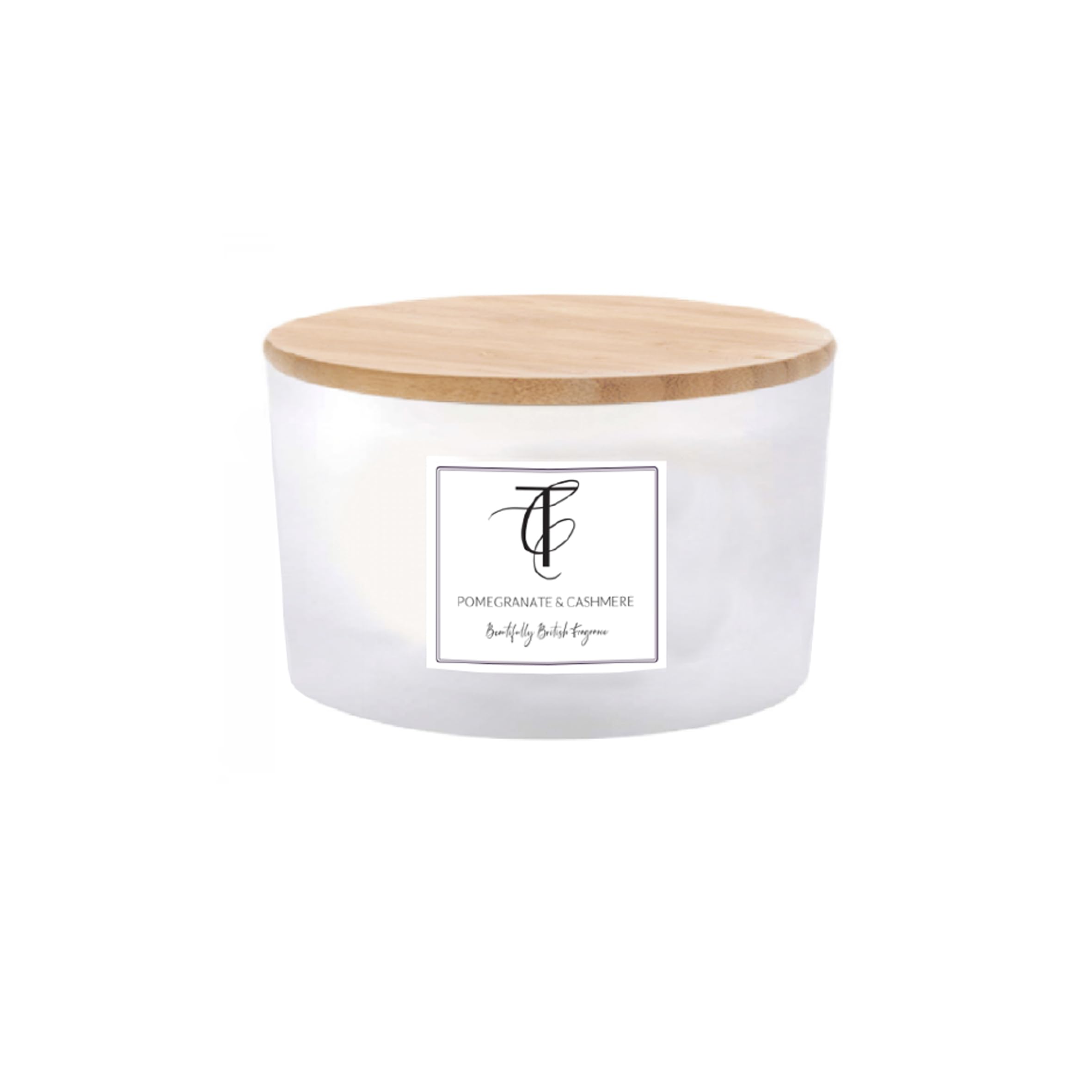 The Country Candle Co. Pastels Range Triple Wick Candle - Pomegranate & Cashmere Size 45