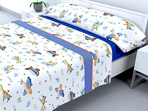 HM'S HOME'SECRET Juego De Sábanas Coralina Tacto Sedalina Modelo Fly 