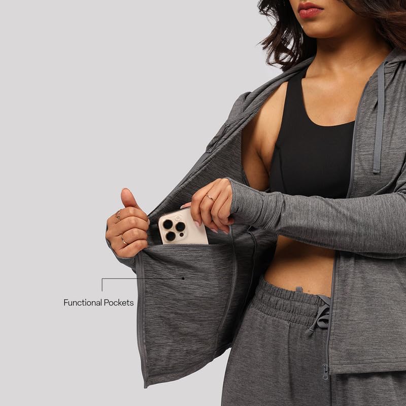 Image of BlissClub AirMeltTM Zippered Jackets | Chic zippered front | Thumbhole detailing | Weightless fabrics | Pockets | Cool-to-touch fabrics