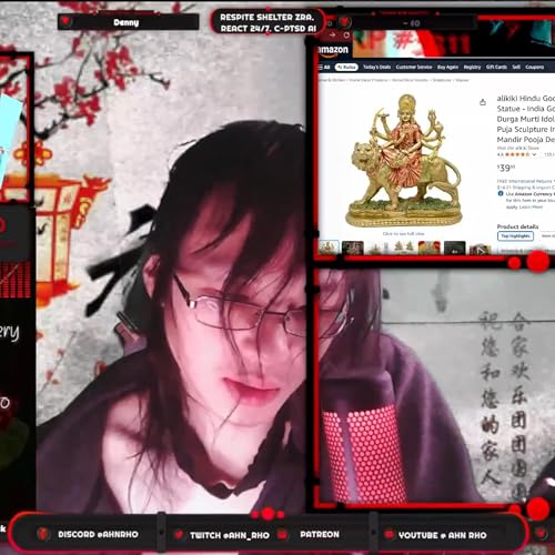 Golden Durga Pooja Mandir, part 1 🕍⛩. Hades of the Underworld. Eshu of the Yoruba. Mischief, Fate, and Trickery— Quantum physics, Laughing Buddha monk temple— slice of life, zra 11x5 Podcast Por arte de portada