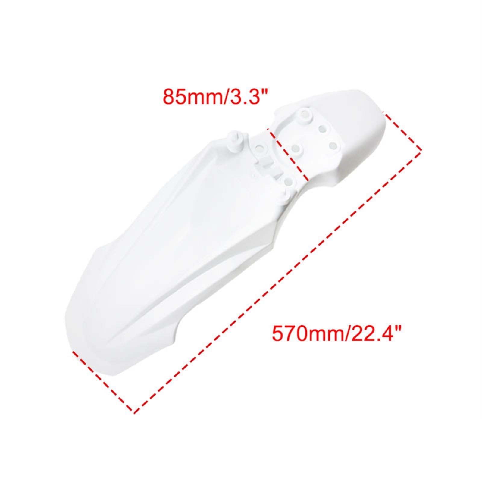 CRF125 2022 przedni błotnik koła plastikowy zestaw