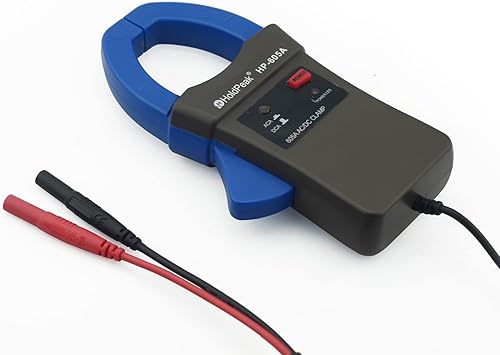 Probador de sonda de abrazadera de corriente ACDC 600A, HOLDPEAK HP-605A Adaptador de abrazadera de multímetro digital de mano, medidor de