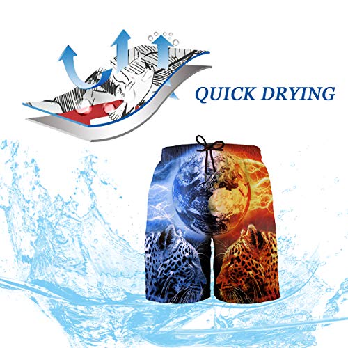 Hgvoetty Mens Funny Swim Trunk 3D Animal Print Bathing Suit For Summer Holiday S #TOP3