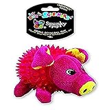 Spunky Pup Lil' Bitty Squeakers Dog Toy | Small Sized Dog Toy with Ball Squeaker | Pig