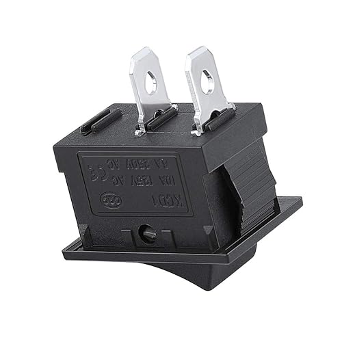 Miniatura 6 de 5pcs Rocker Switch, Circuit Switch 2 Pin Snap-in On/Off Position Snap Boat Rocker Switch 12V/110V/250V OT8G Interruptor basculante de barco de 2