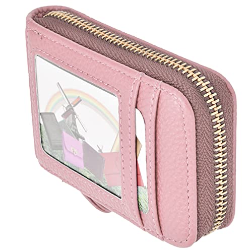 Porta-cartões, bolsa de cartão PU portátil antimagnética para compras para viagens para casa e negóc