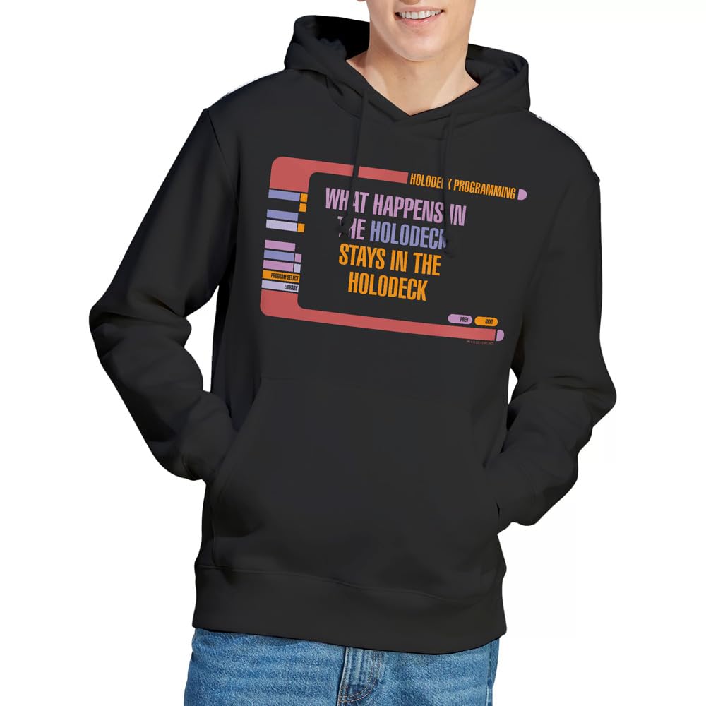 Star Trek Holodeck Secrets Hoodie, Black, XX-Large