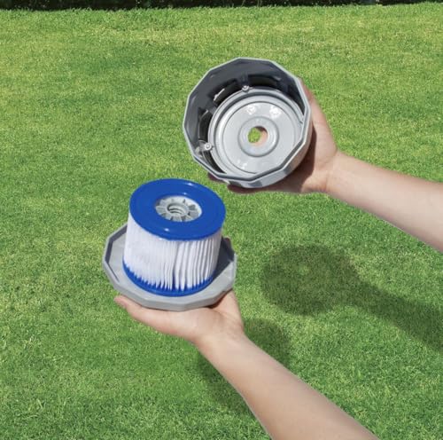 Foto von Bestway Filter Cartridge VI für Miami, Vegas, Monaco Lay-Z-Spa 58323- 6er Twin Pack