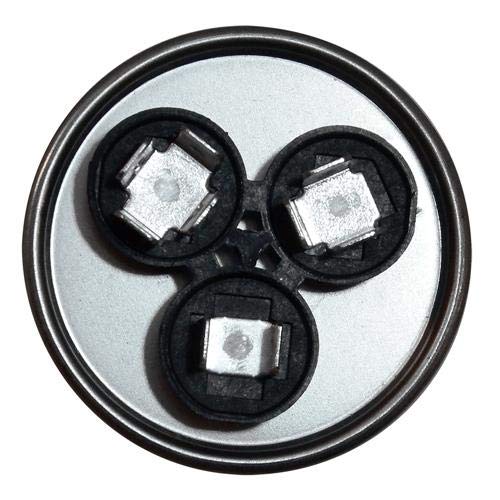 Motor Dual Run Capacitor Round 40 + 10 uf MFD 440 Volt VAC Replaces 12746