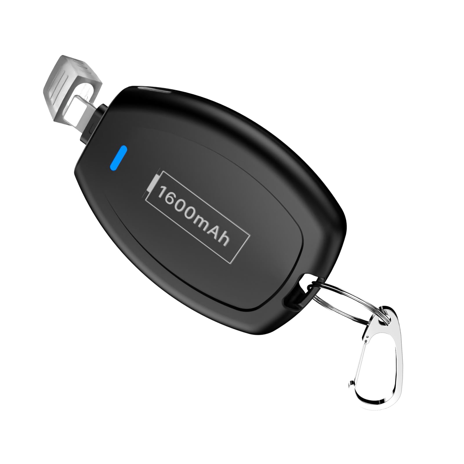 1pcs-Mini Keychain Portable Charger Power Bank for iPhone