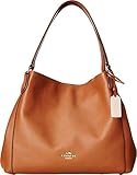 Coach Pebb Lthr Edie 31 Shoulder Bag-Lt Gld/Saddle