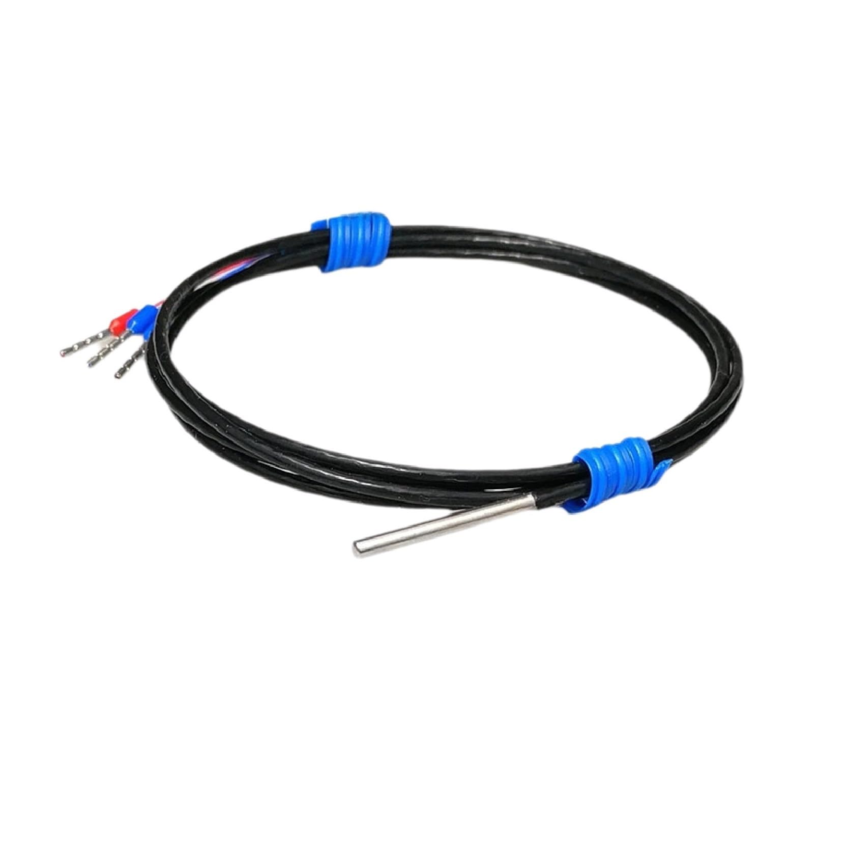 Sensor de temperatura PT100 φ1,5/2/3/4mmSonda RTD impermeable, sonda delgada de acero inoxidable en miniatura, Sensor de precisión(Probe-4-30mm-4m)