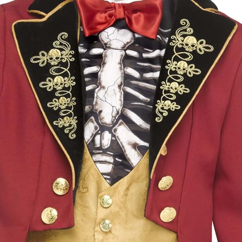Disfraz Esqueleto Ringmaster para Niños Talla L miniatura 4