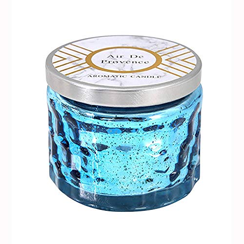 Reabeam Smokeless Incense Scented Candles in Glass, Essential Oils Scent Highly Scented & Long Lasting Aromatherapy Frosted Glass Jar Candles for Home