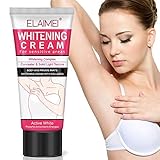 Natural Underarm Whitening Cream, Armpit Lightening & Brightening Deodorant Cream, Body Creams, Underarm Repair Whitening Cream Between Legs Knees Sensitive Areas 60g