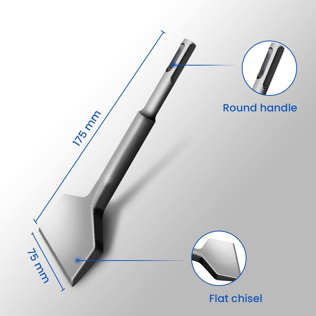 SDS Plus Chisel SDS-Plus Electric Hammer Tile Removal Chisel Scraper Bits Cranked Chisel Bit Masonry Tools