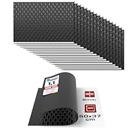 5 mm aluminiumbutyl platen, isolatiemat, 0,68 m², 250 x 180 mm, 15 x anti- dreun voertuigisolatie, zelfklevend, auto-isolatie, geluidsisolatie, geluidsisolatie en anti-vibratie