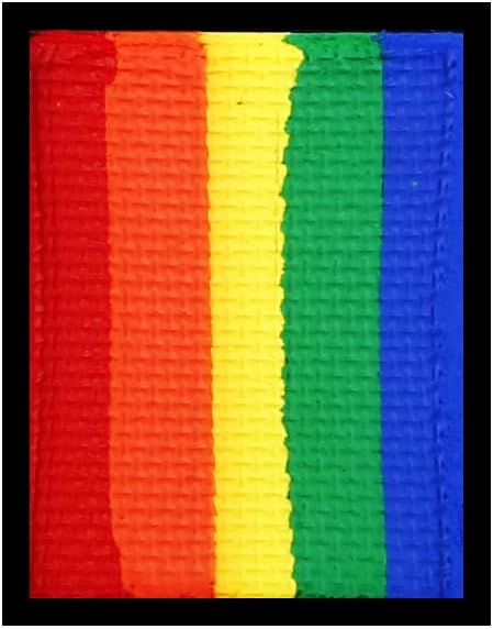 Bowitzki 10g Split Cake Face Paint Professional For Adults One Stroke Split Cake Non Toxic Rainbow Flora Dolphin Unicorn Flame Body Paint Makeup (Rainbow)