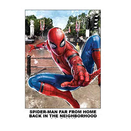 Marvel Spider-Man: Far From Home, "Back In The Neighborhood" Micro Raschel Throw Blanket, 46" X 60", Multi Color #TOP11