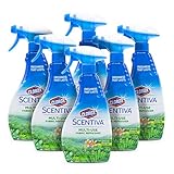 Clorox Scentiva MultiUse Fabric Refresher Spray in 16.9 Ounces Fabric Freshener for Closets...