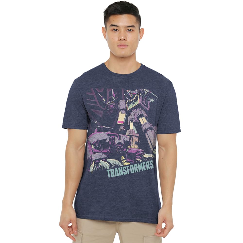 Transformers Generations Decepticon Soundwave On The Hunt Unisex T Shirt, Navy, XXX-Large
