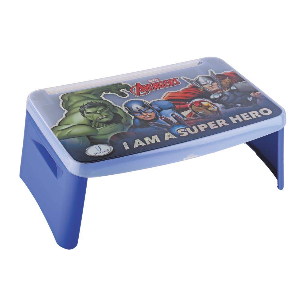 JOYO Marvel Avengers Printed Multi-Utility, Compact, Portable and Foldable Study Desk with Storage Compartment