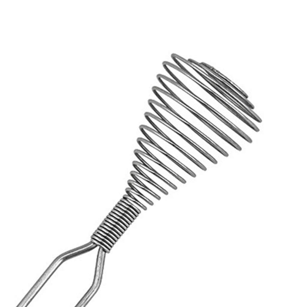 Schneebesen Rührbesen Küchen-Push-Spirale, Manuelles Schneebesen-Werkzeug, Tragbarer Mixer for Milchgetränke, Kaffee, Milchshake, Aufschäumer, Kochen, Backen Zu Hause Handschneebesen