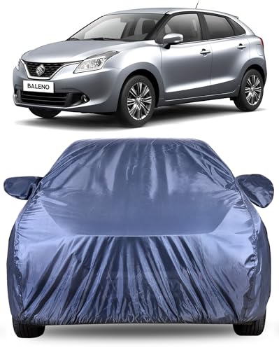 Image of Autofact Premium Car Cover for Baleno 2022-2026 | All Weather Water-Resistant Full Body Car Cover | Light-Weight Triple-Stitched Outdoor Shield with UV Protection, Dustproof & Heat-Resistant