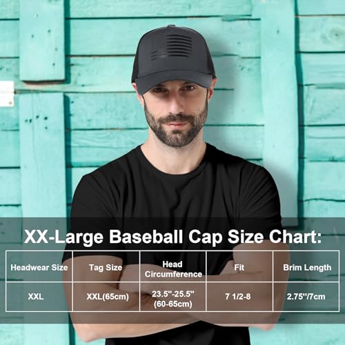 Image of Oversize XXL American Flag Trucker Hat