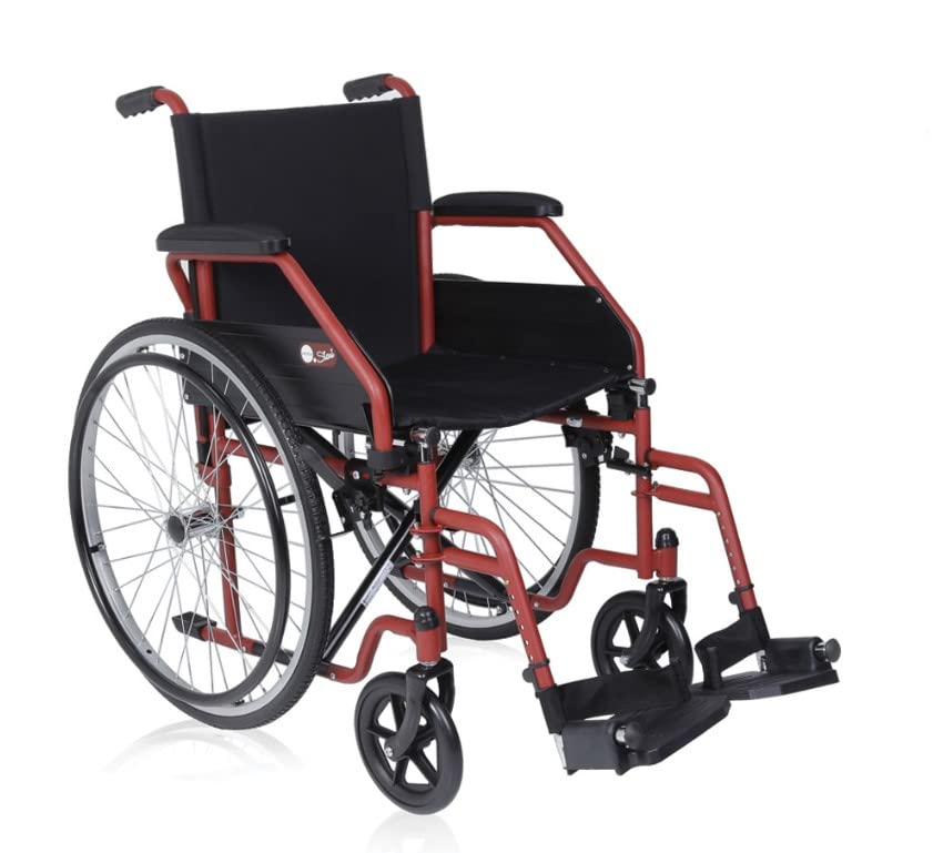 CARROZZINA PIEGHEVOLE AD AUTOSPINTA - START CP100R - Telaio: Rosso (40 cm)