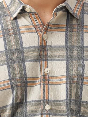 Image of BULLMER Trendy Regular Fit Striped Causal Full Sleeve Shirt for Men.