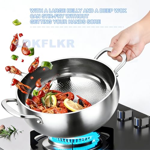 Wok de Titanio 28 cm Antiadherente con Tapa y Cepillo miniatura 6