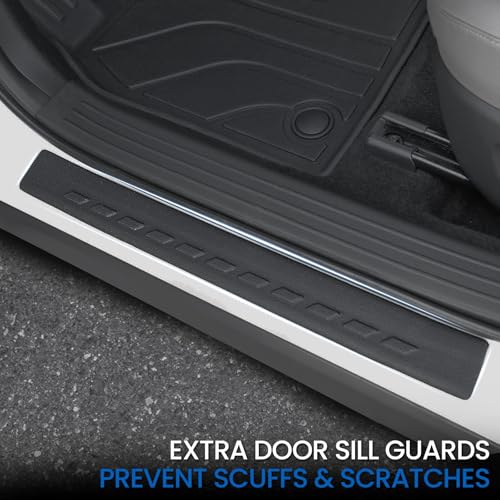 Image of Floor Mats Set for 2023-2026 Mazda CX-50 Gas, All Weather TPE Backrest Mat Trunk Mat Cargo Liner Door Sill Guards Accessories for CX50 (for Mazda CX-50 | 2023-2026)