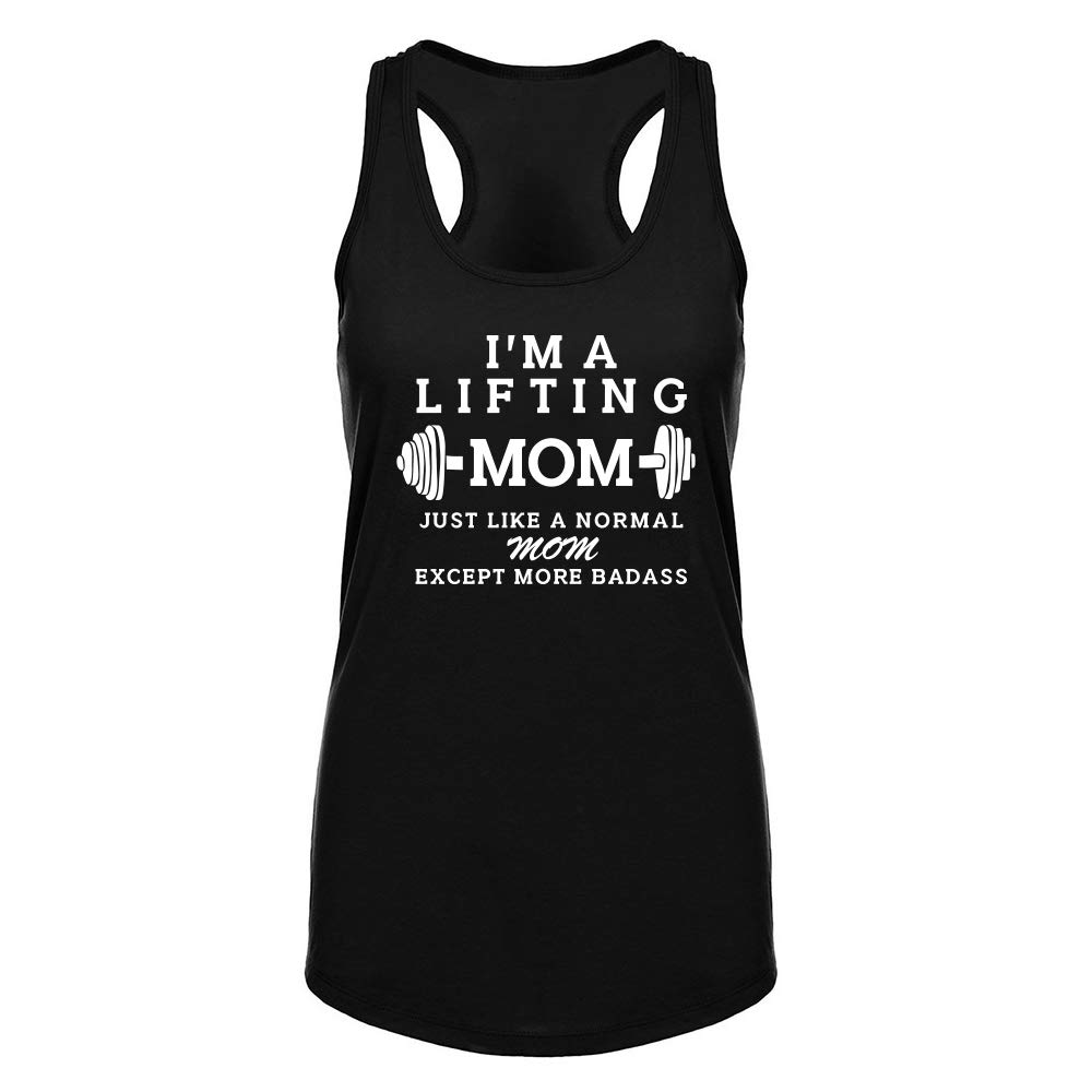 FANNOOWorkout Tank Tops for Women-I'm A Lifting Mom Womens Funny Saying  Fitness Gym Graphic Racerback Sleeveless Shirts