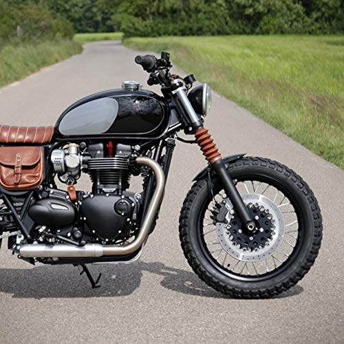 Image of Motorcycle Mudguard Motorcycle Accessories Short Front Mudguard Cover Guard Fit For T100 2001‑2016 Mudguard, Mud Dirt 2001 2016 Cafe Racer Mudgaurd Mudflap Air Cooled Bonnevi