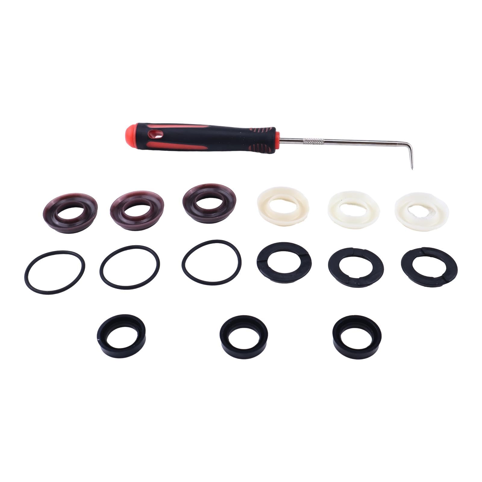 HOLDWELL Kit de sellado para lavadora a presión 5019006400 compatible con bomba Comet de 15 mm ZWD2530G ZWD3030G ZWD4030G ZWD4040G ZWDK3030 ZWDK4036 y ZWDK4040