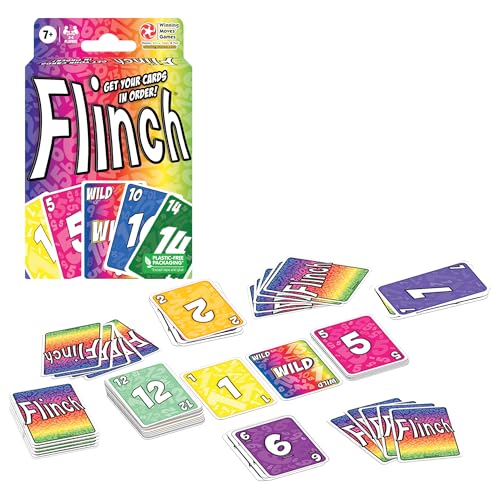Flinch Card Game, the Original Stockpile Card Game, for 2 to 4 Players, Ages 7+