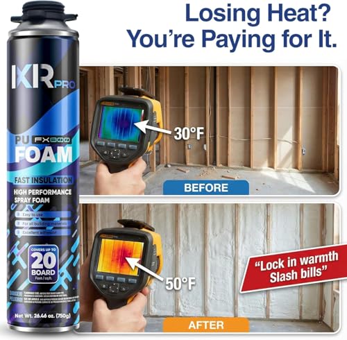 Image of Spray Foam Insulation, Expanding Foam Sealant Spray, 3 Pack x 26.46 oz
