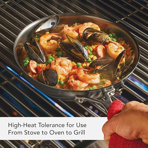 Image of KitchenAid NITRO Carbon Steel Stir Fry Pan, 10-Inch, Carbon Steel Gray