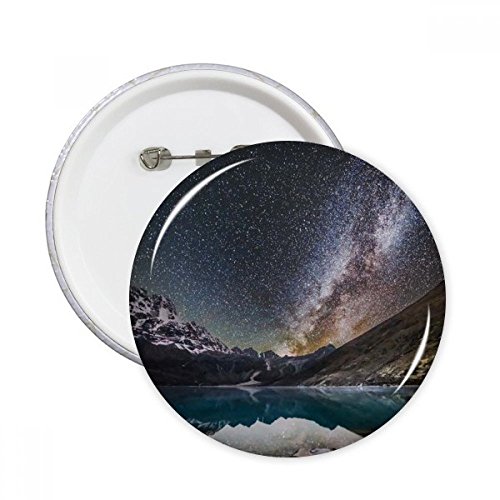 Cadeau broches rondes d'observation des étoiles pour amateurs d'astronomie, lot de 5
