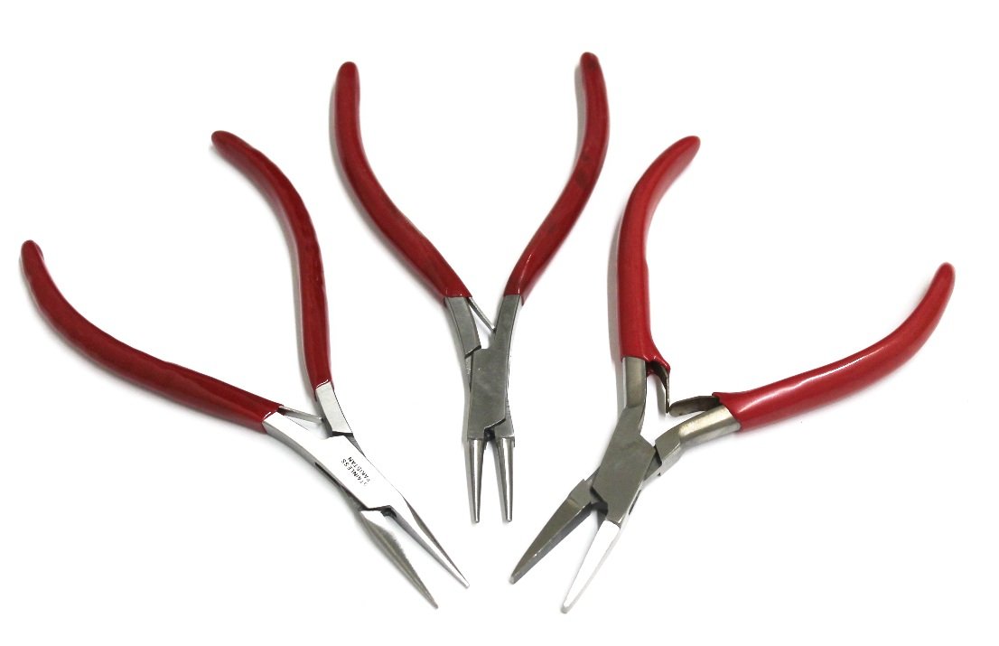 SURBHI CHEMS Jewelry Making Pliers Set Of 3-5" Long Nose - Heavy Flat Nose - Round Nose (B01E7RZTZW) Amazon Price History, Amazon Price Tracker