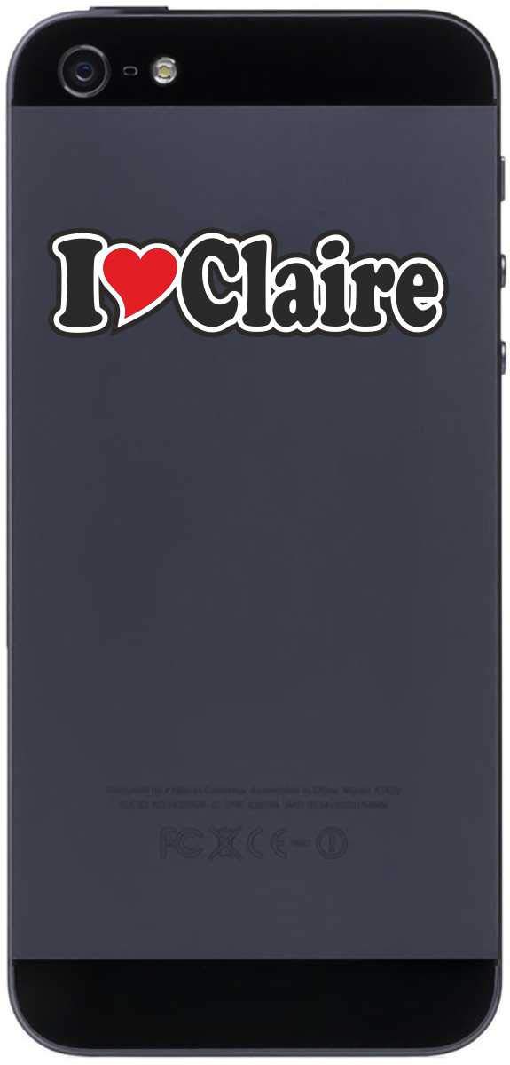 Adesivo - I Love Heart - Decal Telefono cellulare Skin 70 mm Ich Liebe - Nome (uomo, donna, bambino, ragazzo, ragazzo) - I Love Yasmin