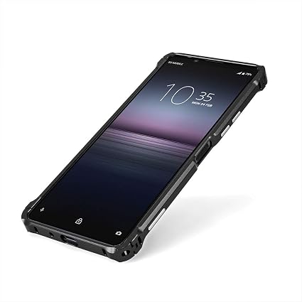 Amazon Co Jp Decase Xperia 1 高精度 アルミニウム バンパー ケース ワンタッチ脱着 取付工具不要 サイドセンス 指紋認証対応 エクスペリア So 51a Sog01 ブラック 家電 カメラ