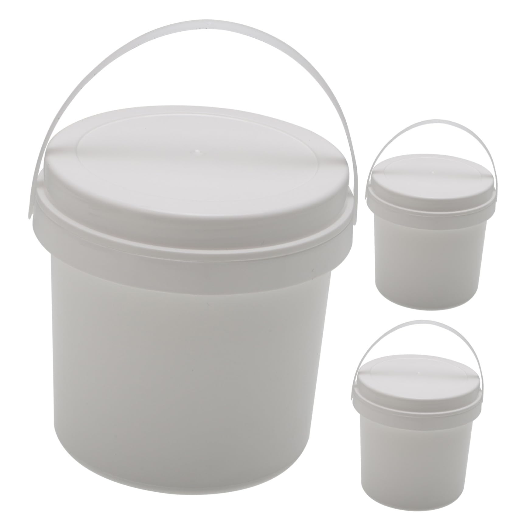 WOONEKY3pcs Storage Bucket Snacks Bucket Candy Containers Building Blocks Storage Organizer Building Blocks Holder Toy Holder Party Favors Holder Party Favors Bucket Pen Holder