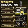 Sefaspe 110V Smart Welder with Digital Display, 120A Portable Welding Machine, IGBT Inverter Stick Welder with Synergic Control & Full Kit #4