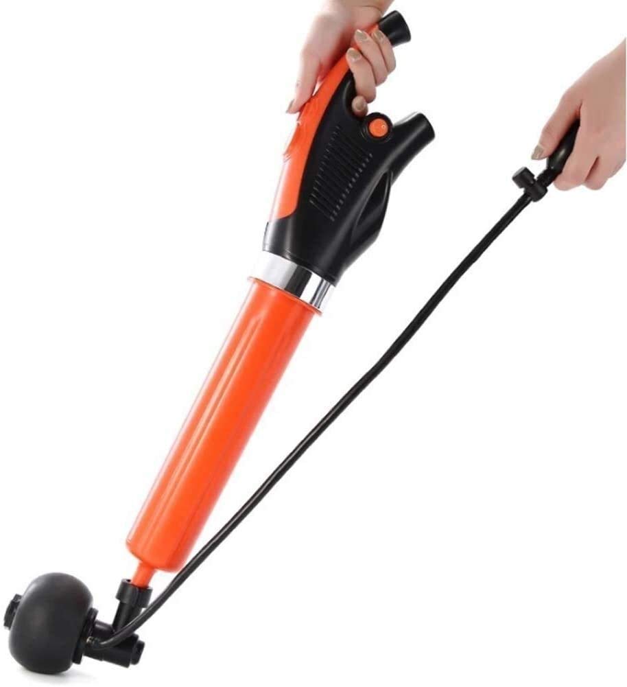 HIZLJJ Toilet Plunger Toilet Plunger Air Drain Blaster High Pressure Plunger Cleaner Drain Cleaning Tool Kitchen Sink Sewer Dredge Tools for Kitchen, Bathroom,Dredge Pipe,Sewer Drain Blaster Drain Cle