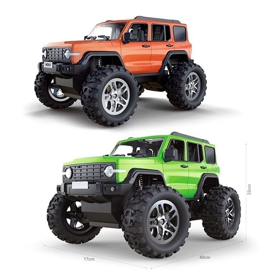 Image of Toys RC Monster Truck, 2.4GHz Remote Control SUV, 50 Minutes Play Time (Neon Green)