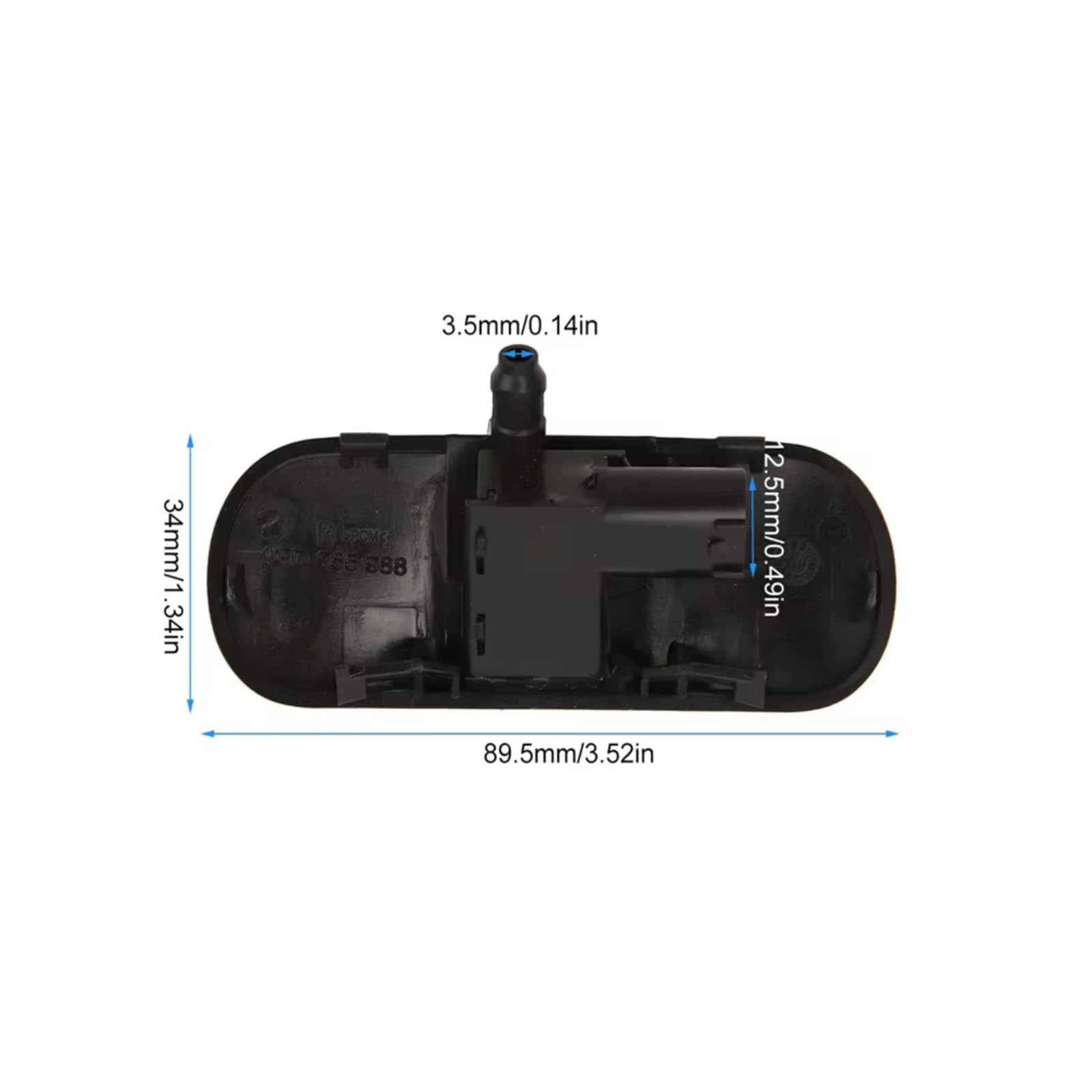 Frontscheibenwaschdüse Haubensprüher Für A6 S6 RS6 4F C6