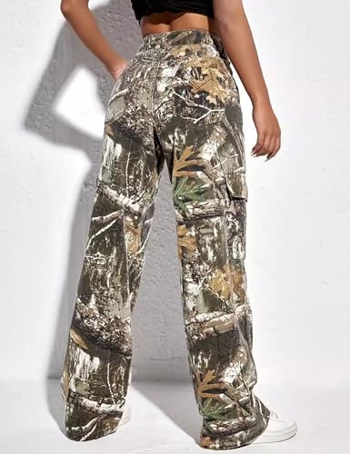 Mens Camo Cargo Pants Y2k Hip Hop Jeans Baggy Army Joggers Sweatpants Camouflage Pants Streetwear4