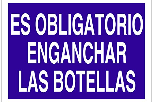 Plimpo Señal Poliestireno 297X210 Es Obligatorio Enganchar Las Botellas En Oferta Cofan O58Tpl297210 Señal Poliestireno, 297 X 210 Mm